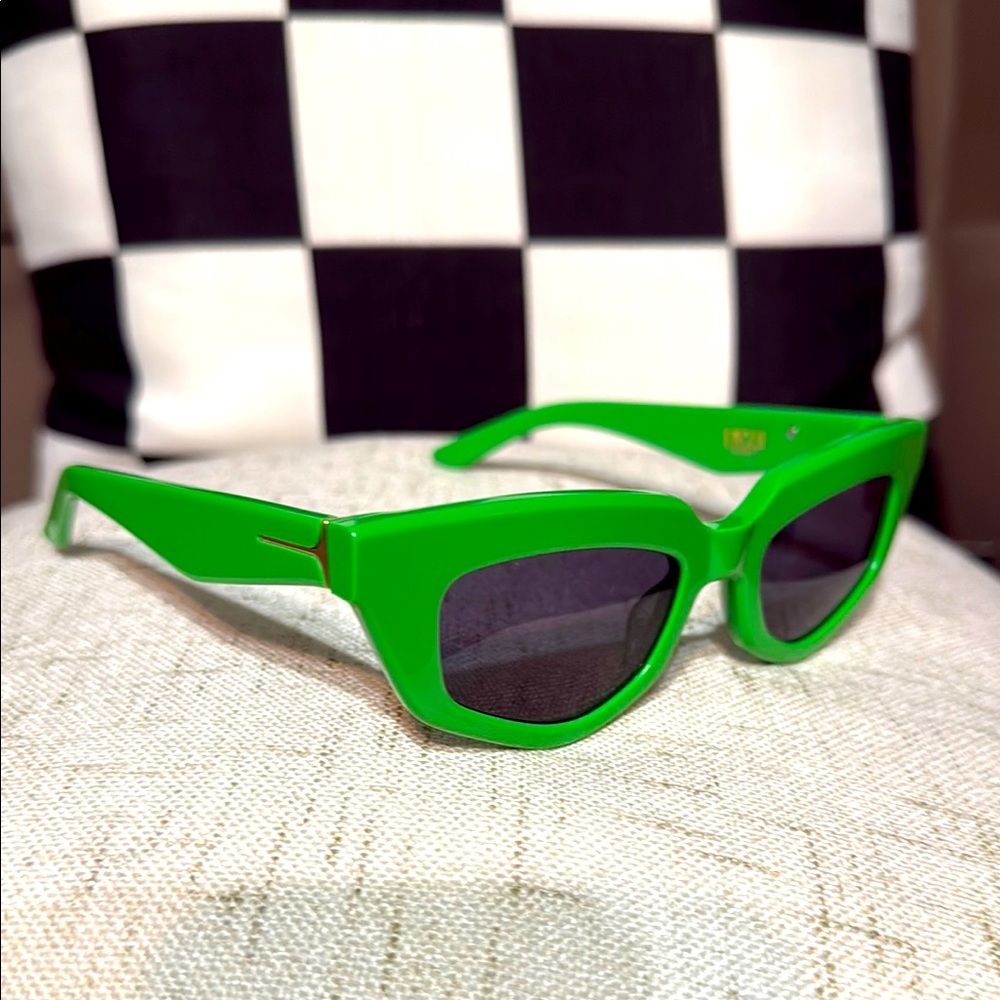 Vibrant Green Sunglasses